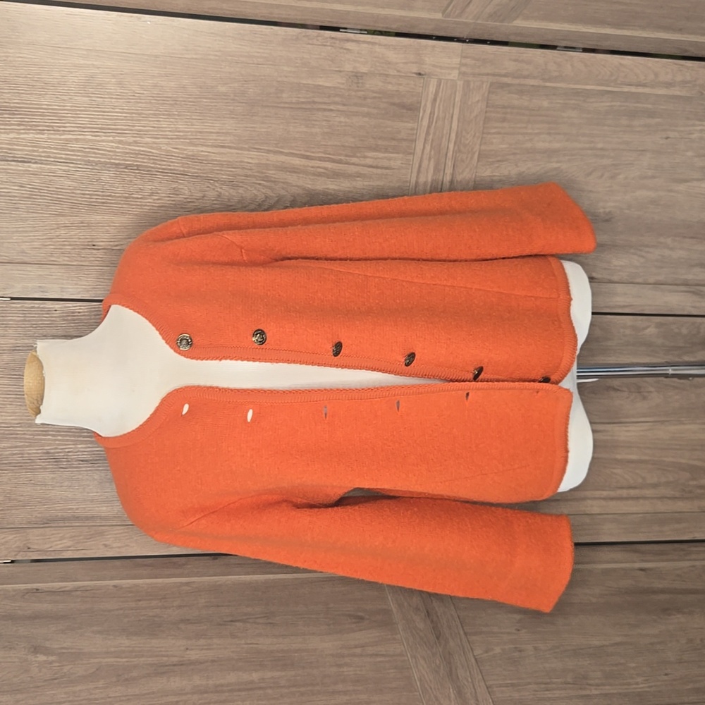 Tally Ho Wool Women Orange Blazer
